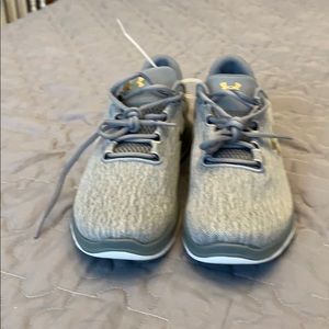 Gray Under Armour sneakers for women NWOT